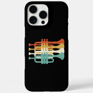 Vintage Marching Band Trumpet Player Retro Design  iPhone 16 Pro Max Case