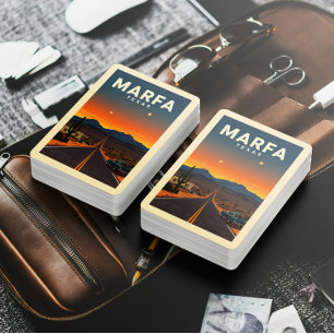 Vintage Marfa Texas Playing Cards