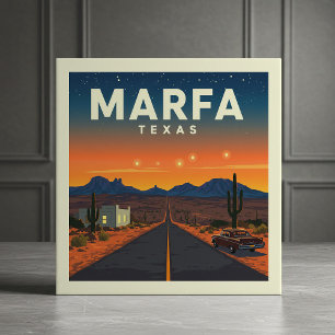 Vintage Marfa Texas Tile