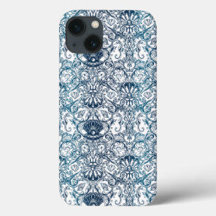 Vintage Marine Pattern iPhone 13 Case