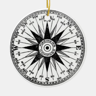 Vintage Mariner's Compass ornament