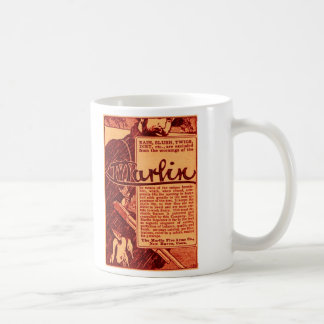 Vintage Marlin Firearms Orange Gun Ad Coffee Mug