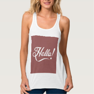 Vintage Marsala - Hello Singlet