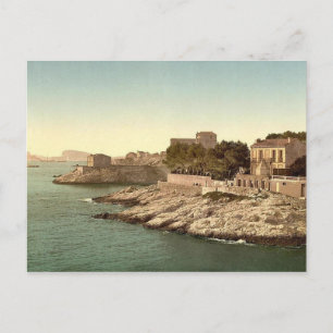 Vintage Marseilles, France - Postcard