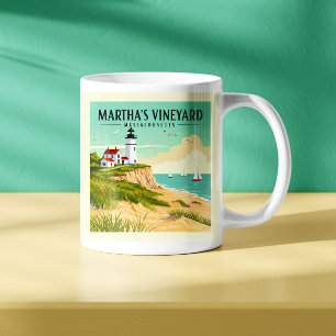 Vintage Martha's Vineyard Massachusetts Coffee Mug