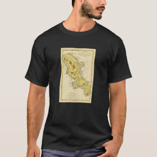 Vintage Martinique Map 1780 T-Shirt