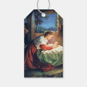 Vintage Mary and Baby Jesus Gift Tags