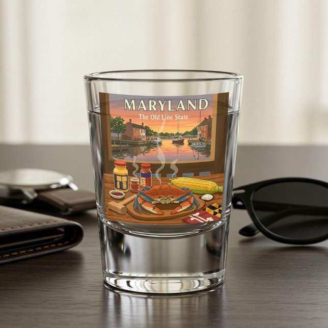  Vintage Maryland Shot Glass (Creator Uploaded)