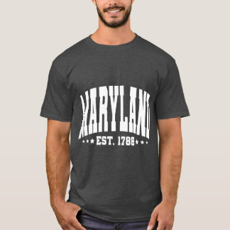 Vintage Maryland USA Shirt July 4th Travel College