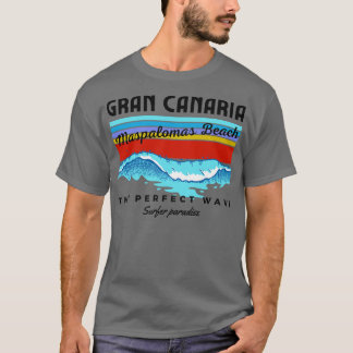 Vintage Maspalomas Beach Gran Canaria Spain T-Shirt