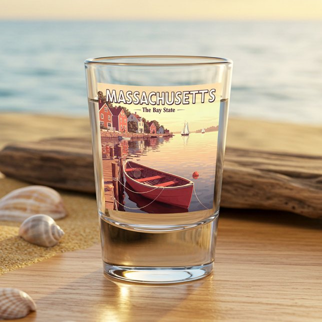 Vintage Massachusetts Shot Glass (Creator Uploaded)