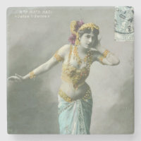 Vintage Mata Hari Postcard