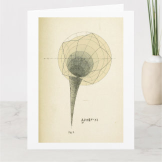 Vintage Math Illustration Greeting Card