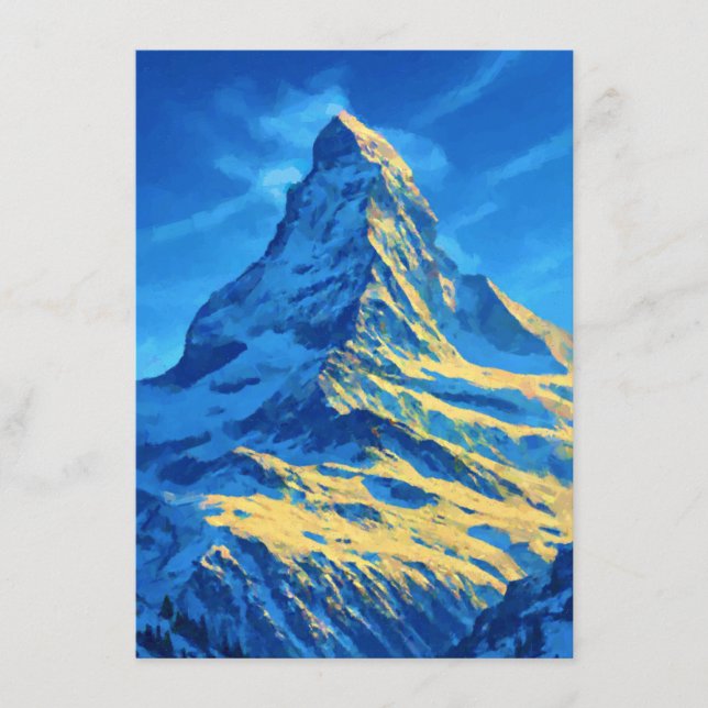 Vintage Matterhorn Enclosure Card (Front)