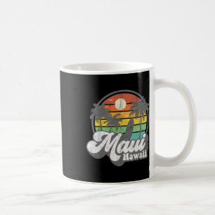 Vintage Maui Hawaii Hawaiian Beach Surfing 70's Su Coffee Mug