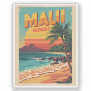 Vintage Maui hawaii tropical beach souvenirs gifts