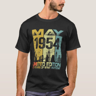 Vintage May 1954 Funny 67Th Birthday 67 Years Old T-Shirt