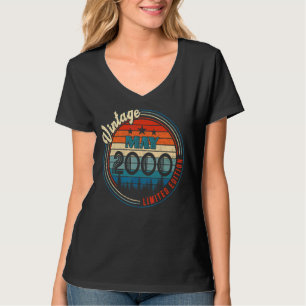 Vintage May 2000 22nd Years Old Birthday T-Shirt