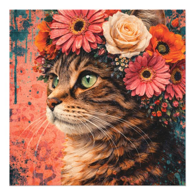 Vintage Meadow Goddess Giclée Photo Print (Front)
