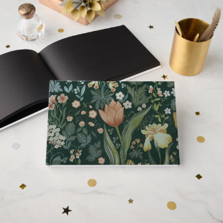 Vintage Meadow Tapestry Guest Book