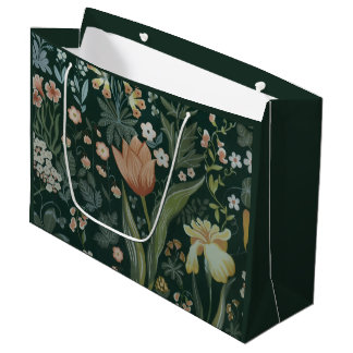 Vintage Meadow Tapestry Large Gift Bag