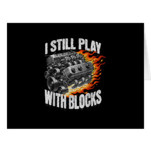 Vintage Mechanic Garage Car Engine I Still Play Wi