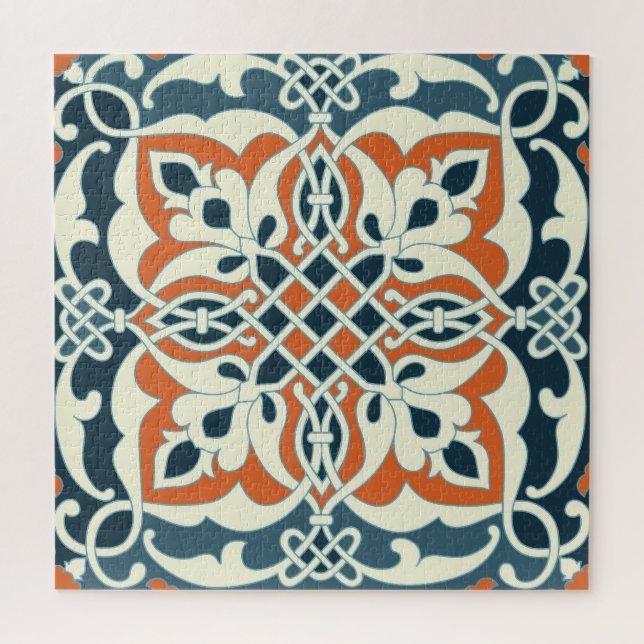 Vintage Medallion: Colourful Seamless Pattern Jigsaw Puzzle (Vertical)