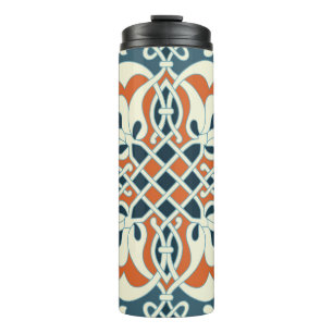 Vintage Medallion: Colourful Seamless Pattern Thermal Tumbler