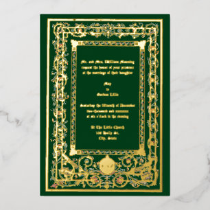 Vintage "Mediaeval" Illuminated Wedding