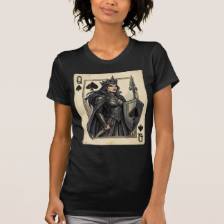 Vintage Mediaeval Queen of Spades: Shadow Guard T-Shirt