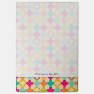 Vintage mediaeval rosette pattern post-it notes