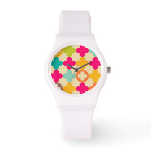 Vintage mediaeval rosette pattern watch