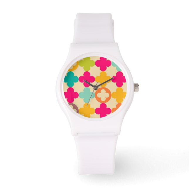 Vintage mediaeval rosette pattern watch (Front)