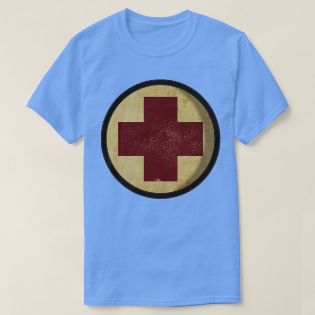 Vintage Medic Cross T-Shirt (Design Front)