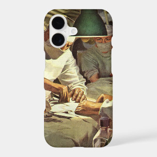 Vintage Medicine, Doctors Performing Surgery in ER