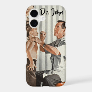 Vintage Medicine, Paediatrician Doctor with Patien