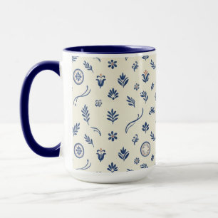 Vintage Mediterranean Ceramic Mug