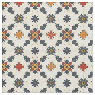 Vintage Mediterranean Seamless Design Fabric