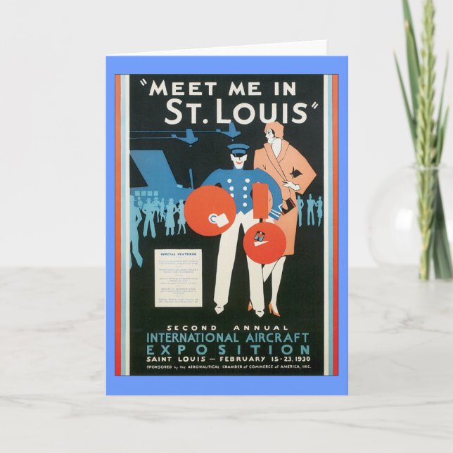 Vintage Meet Me In St.Louis Card (Front)