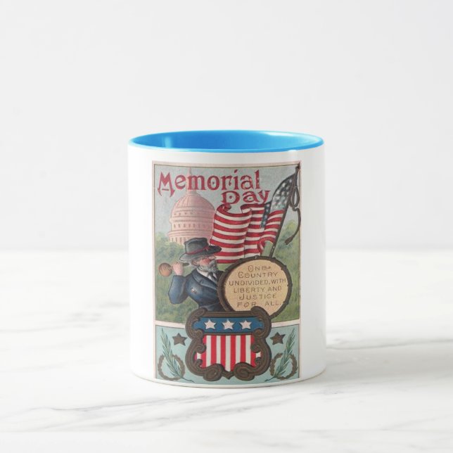 Vintage Memorial Day - One Country Mug (Center)