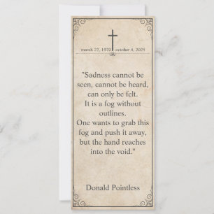 Vintage Memorial Sympathy - Antique