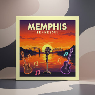 Vintage Memphis Tennessee Tile