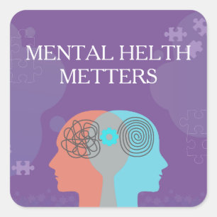 Vintage Mental Health Sticker one day at a time