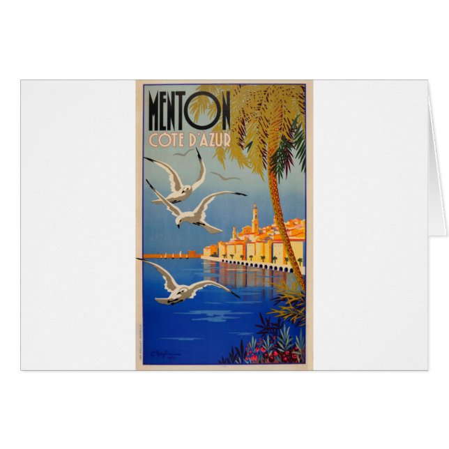 Vintage Menton CoTe D'azur (Front Horizontal)