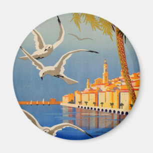 Vintage Menton CoTe D'azur Magnet