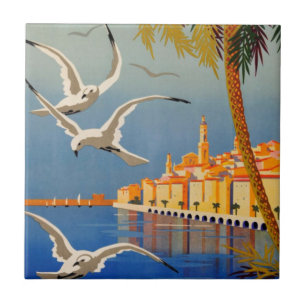 Vintage Menton CoTe D'azur Tile