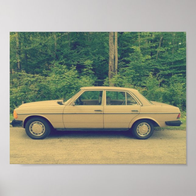 Vintage Mercedes Poster (Front)