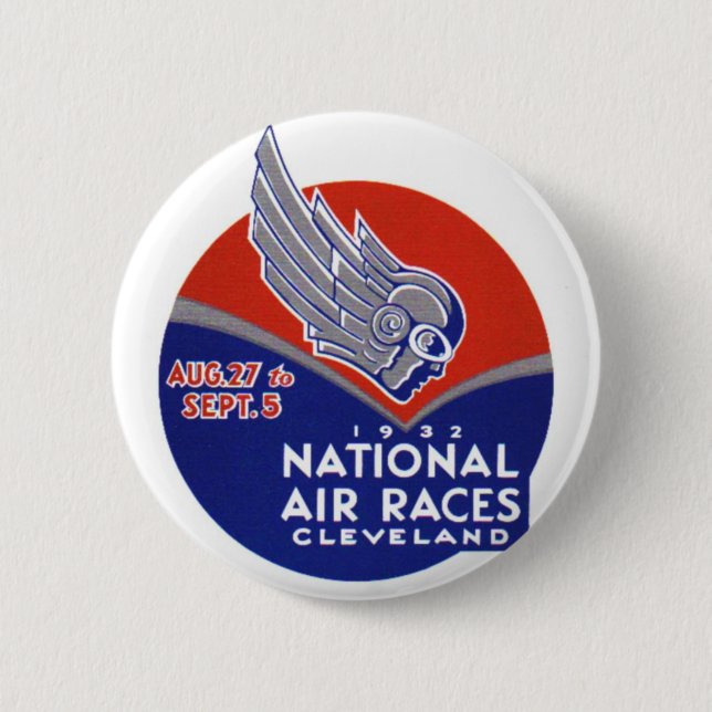 Vintage merchandise 6 cm round badge (Front)