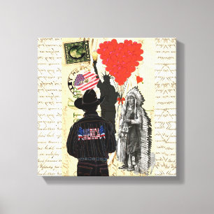 Vintage Merica Canvas Print