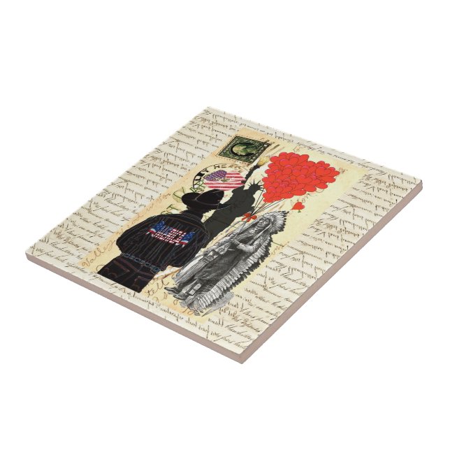 Vintage Merica Tile (Side)